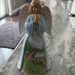 Jim Shore Heartwood Creek Rainbow Bridge Angel